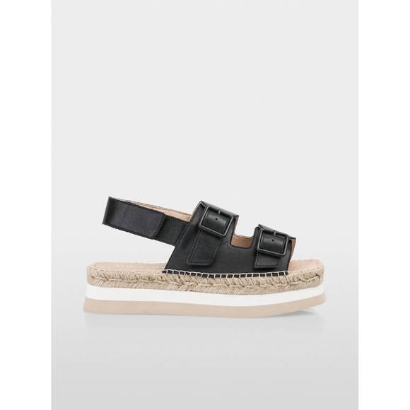 NEW MARC CAIN women's thick-soled sandals in black - Picture 1 of 3